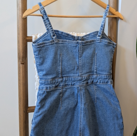 Guess Denim Button-Down Mini Dress - Picture 7 of 8